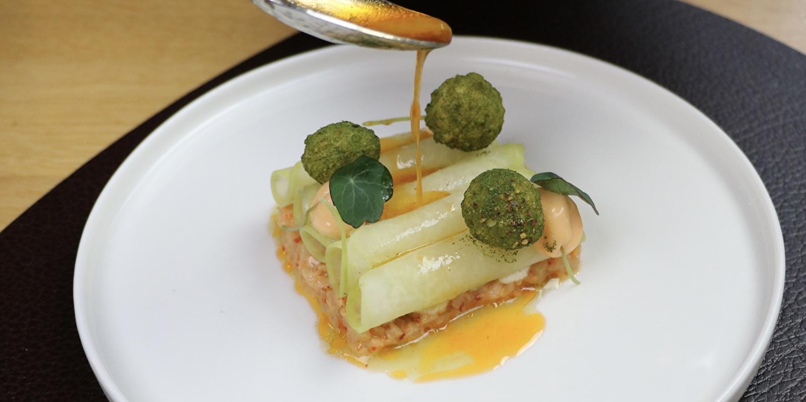 Kohlrabi dish Restaurant Wannee