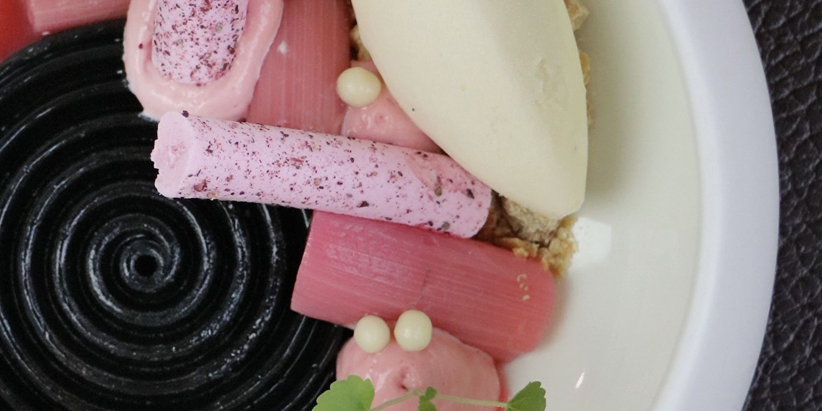 Rhubarb dish Restaurant Wannee